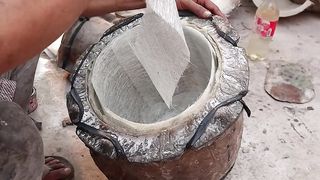 Proses pembuatan fiberglas garden