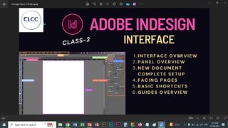 Adobe InDesign Interface Class 2 Live Class | TLCC