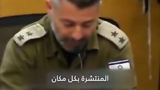 Irsael army man speaking