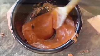 Making Of Chicken into small Pices.Love It