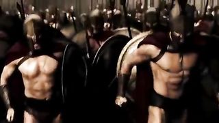 Clip From the Movie 300 - Battle Of Marathon Scene