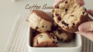 Coffee Bun Scone - Coffee Chocolate chip Scone Recipe