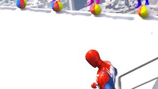 GTA 5 Epic Water Ragdolls VS Spider-Man Jumps Fails