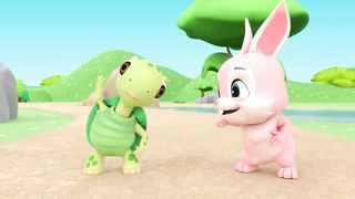 The Tortoise And The Hare Song - Animal Race Story _ Super Sumo Nursery Rhymes & Kids Songs