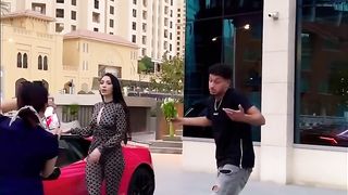 Girl vs lamborghini ???????? #funny #car #shorts #football