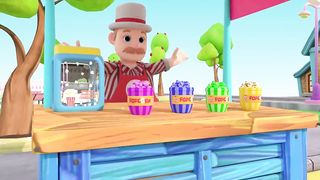 The Muffin Man Song - Colorful Popcorn Version For Children _ Super Sumo Nursery Rhymes & Kid Song.