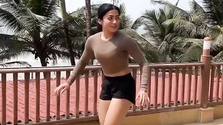 Rashmika Mandanna workout video.