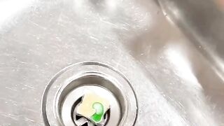 use shaving foam to clean and eliminate odour around the toilet.