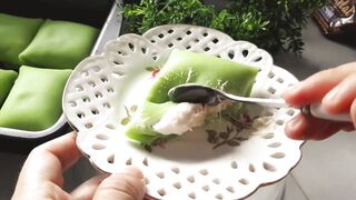 Pancake durian, it's so delicious !!