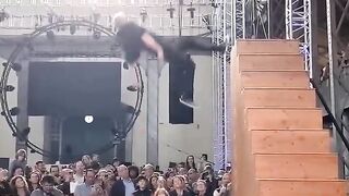 Art of trampoline jumping