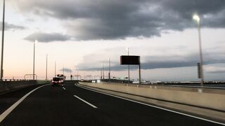 Driving on highway in Japan dashcam view