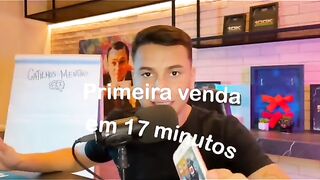 Primeira venda ainda hoje