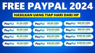 MAKE MONEY ONLINE :  Dibayar Paypal Gratis tiap Hari Modal HP tanpa Aplikasi - Cara Menghasilkan Uang dari Internet 2024.
