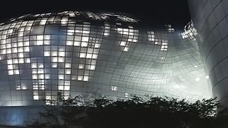 night in seoul south korea