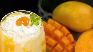Today's recipe is a quick and easy Mango milkshake.