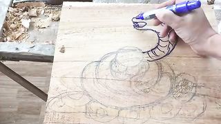 SNAKE from WOOD