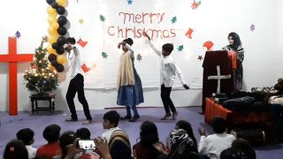 Christmas performance ||aj rajao k raja ka janam din hain
