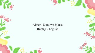 Aimer - Kimi wo matsu