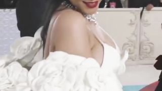 "It's Valentino, baby!"" Rihanna walks the carpet at the MetGala