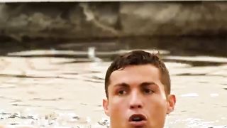 Football Players Funny Moments at Pool Swimming