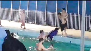 1st lesson for swimming