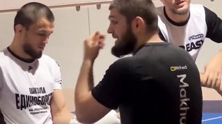 Usman try to smash Khabib - UFC - MMA