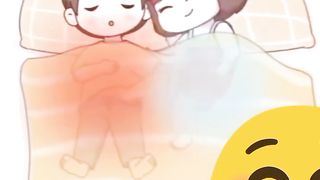 Winter day cupple bedtime
