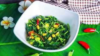 Tumis Bayam Jagung