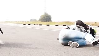 2013 vs 2023 ???????? #stunt #bike #bikergirl #fail #motorcycle #moto #stuntgirl