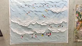 Art project printingAnna's Original Beach Artwork