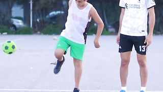 Learning new football skills