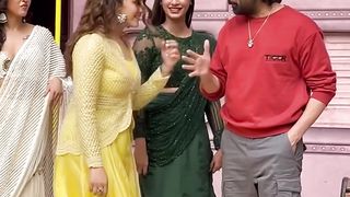 Nuper Sanon & Ravi Teja Dance _ Tiger Nageswara Rao Trailer Launch _ #raviteja #TigerNageswaraRao.