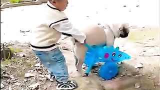 Cute_boy_and_puppy_funny_video_#shorts_#funny_#shortvideo_#youtubeshorts(360p).