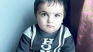 Funny Baby With Father In Urdu