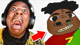 iShowSpeed reacts to His FAN ARTS *FUNNY* ????