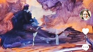 TikTok Painting Transition Before and After