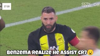 Karim Benzema assist Cristiano Ronaldo Goal vs Al Ittihad