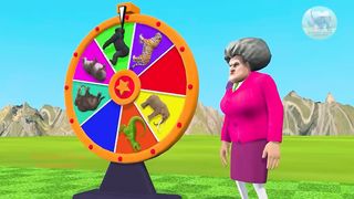 Cow Mammoth Dinosaur Elephant Gorilla Guess The Right Key ESCAPE DOOR CHALLENGE Animals Box Game.
