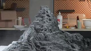 Miniature Mt Everest???? #vfx #miniature #shorts #filmmaking.
