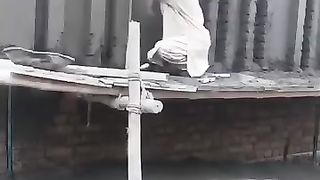 The plaster design of a wall