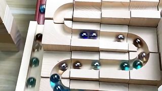 Reveal the secrets of creative ways to play wooden track balls and create new tricks. Educational t.