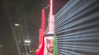 Fire works for 2024 in Dubai