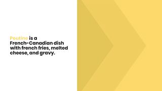 The best food in Canada