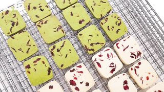 Easy recipe!! Cranberry Cookies | How to Make Two Kinds of Crispy Cookies