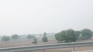 Beautiful scene of village