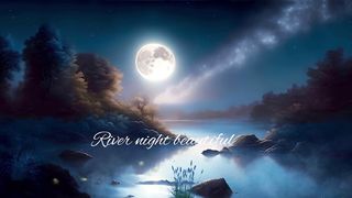 River night beautiful