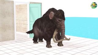 Cow Mammoth Elephant GorillaLion Hippo Guess The Right Key ESCAPE ROOM CHALLENGE Animals Cage Game.