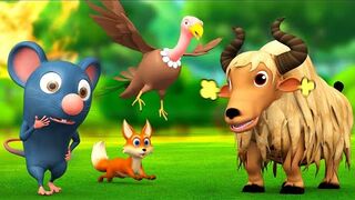 बुद्धिमान चूहा और डरपोक जानवर - The Wise Rat & Fearful Animals Story _ Hindi Moral Stories JOJO