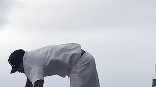 Chris Brown Front Flipping ????