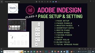 InDesign Class3 Page Setup Live Class | TLCC